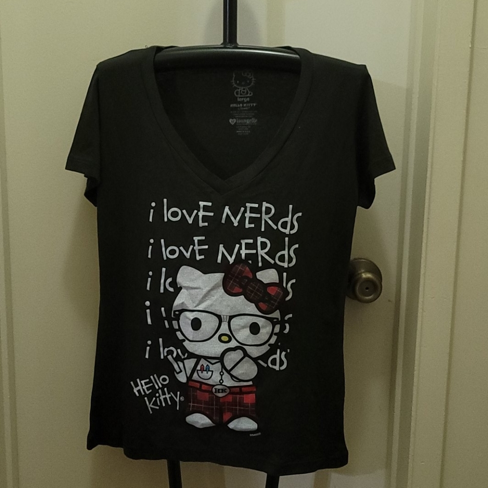 Black Hello Kitty shirt